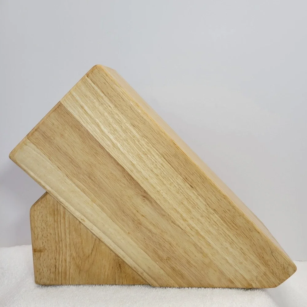 J A Henckels International Knife Block 16 Slot Wood Storage Counter  Top Footed